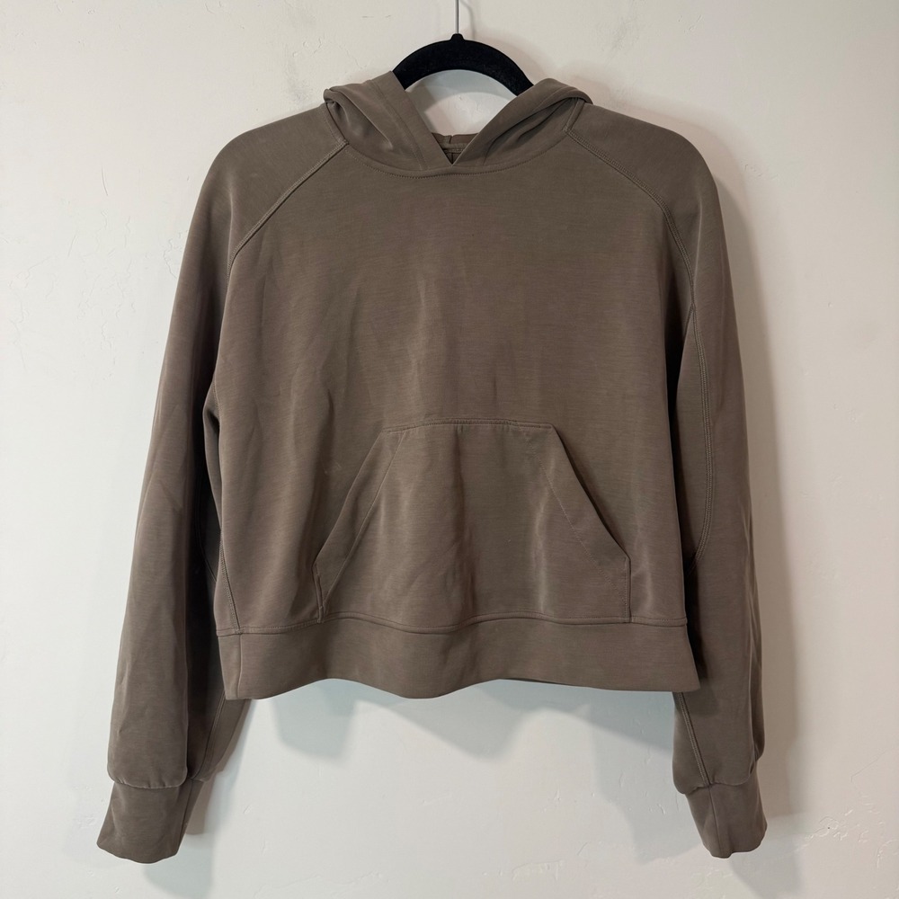 Lululemon Womens Softstreme Hoodie 6 Brown LW3HMVS Pullover Sweatshirt